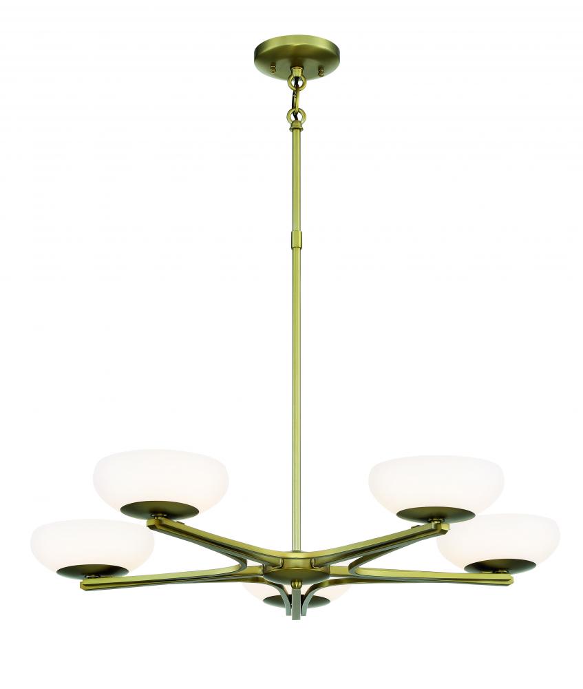 SCALE - 5 LIGHT CHANDELIER LED