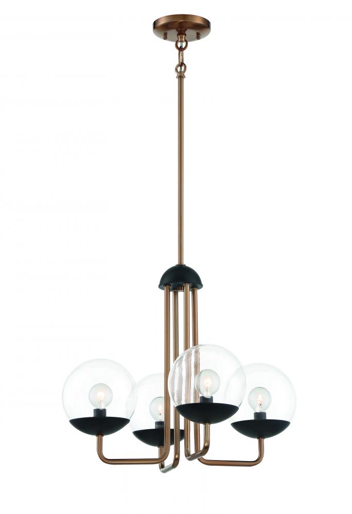 OUTER LIMITS - 4 LIGHT CHANDELIER