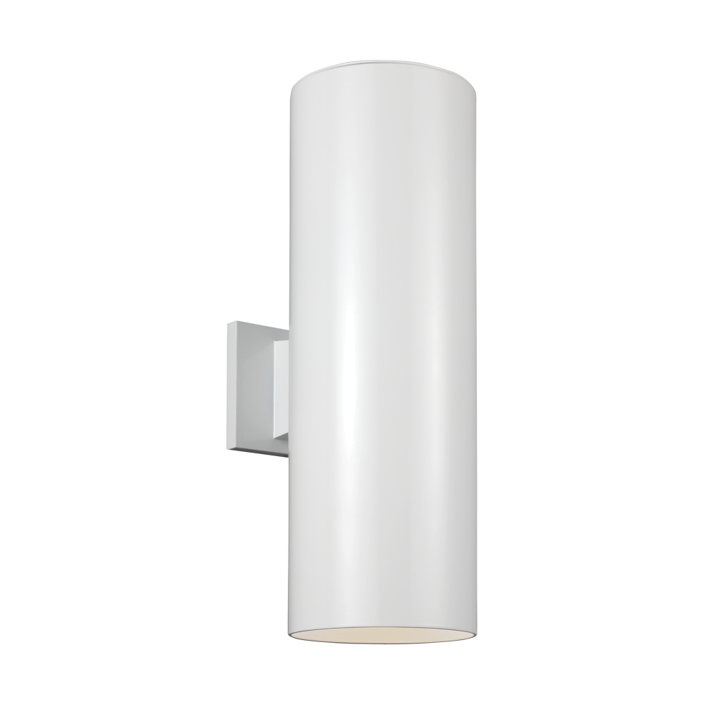 Outdoor Cylinders Large 2 LED Wall Lantern
