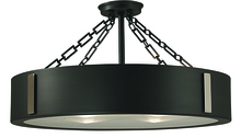 Framburg 2416 RB/EB - 4-Light Roman Bronze/Ebony Oracle Flush / Semi-Flush Mount