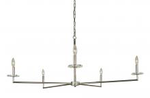 Framburg 5450 Mblack - 5-Light Matte Black Muse Chandelier