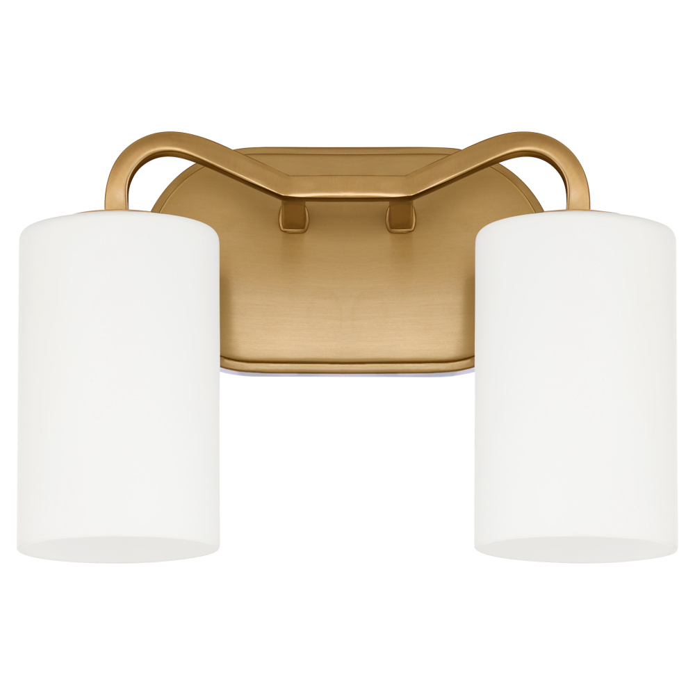 RUTHERFORD 2 LIGHT VANITY - BRUSHED BRASS