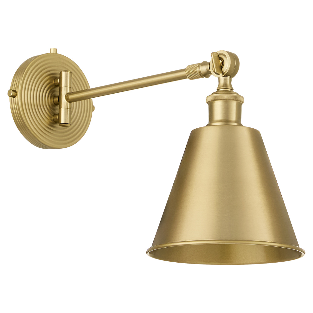 BAILEY 1 LIGHT WALL LAMP - AGED BRASS