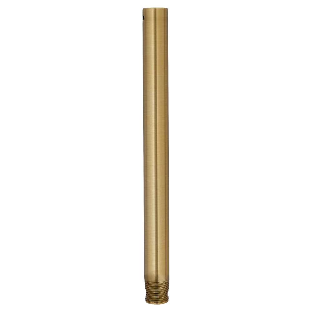 12" DOWNROD 3/4" DIAMETER - BRUSHED BRASS
