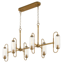 Quorum 6615-6-47 - WHITMIRE 6 LIGHT LINEAR - BRUSHED BRASS
