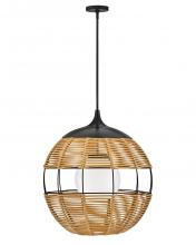 Hinkley 19675BK-NAT - Orb Pendant
