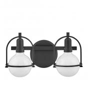 Hinkley 53772BK - Small Two Light Vanity